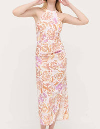 BARDOT Verve Midi Dress in tropical floral - women's dress - alternate view