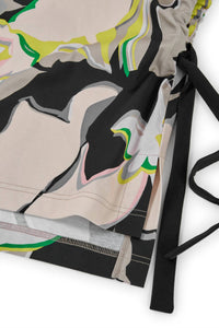 Psophia - Printed Top With Side Ties