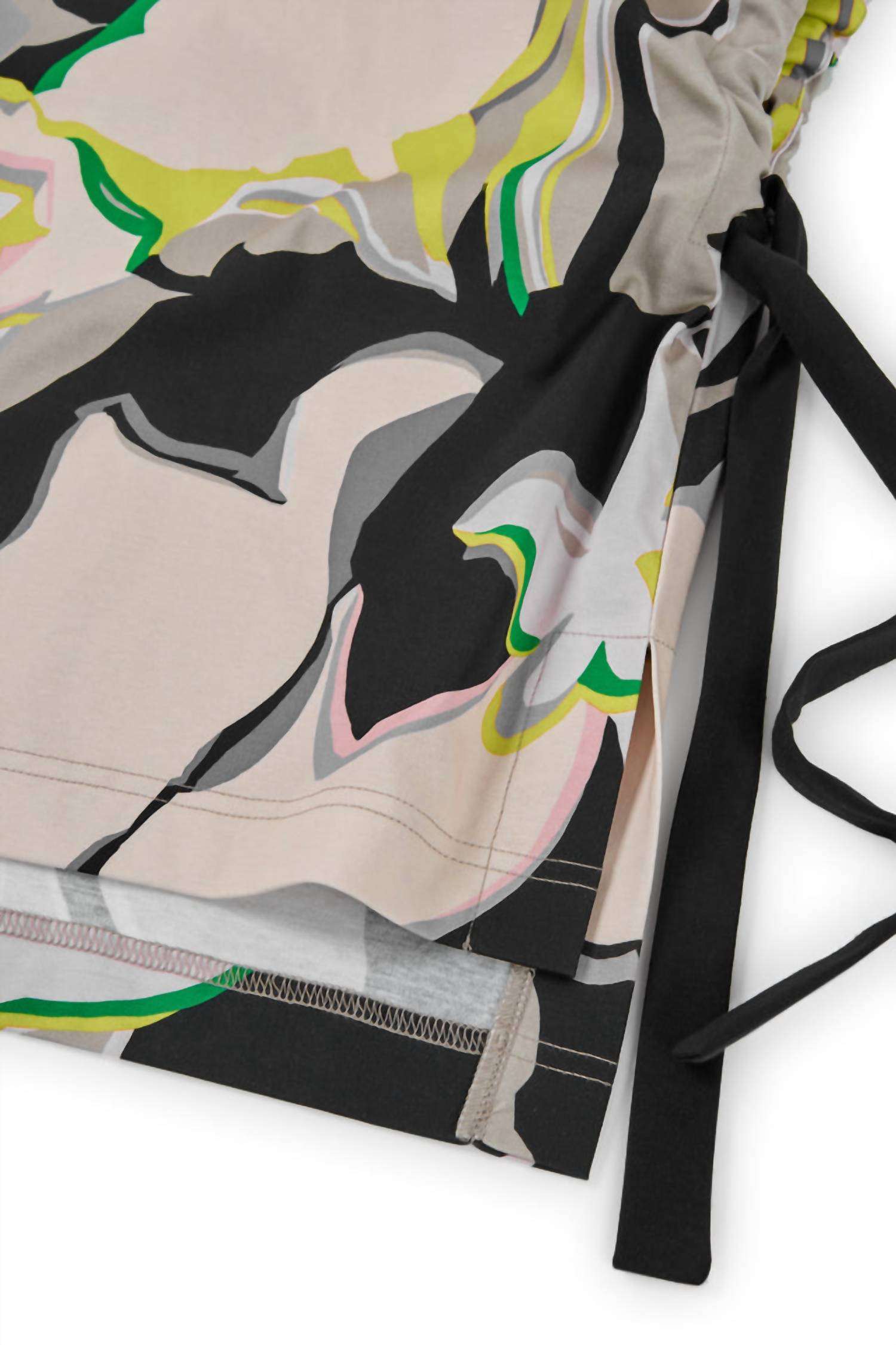 Psophia - Printed Top With Side Ties