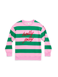 Shiraleah - Holly Jolly Striped Sweatshirt