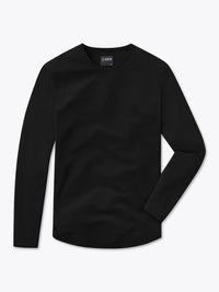 Cuts - Ao Long Sleeve Curve-hem Tee