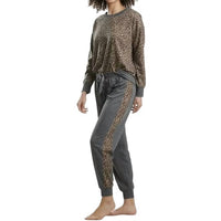 Splendid - Women's Top And Jogger Pants 2 Pieces Pajama Set