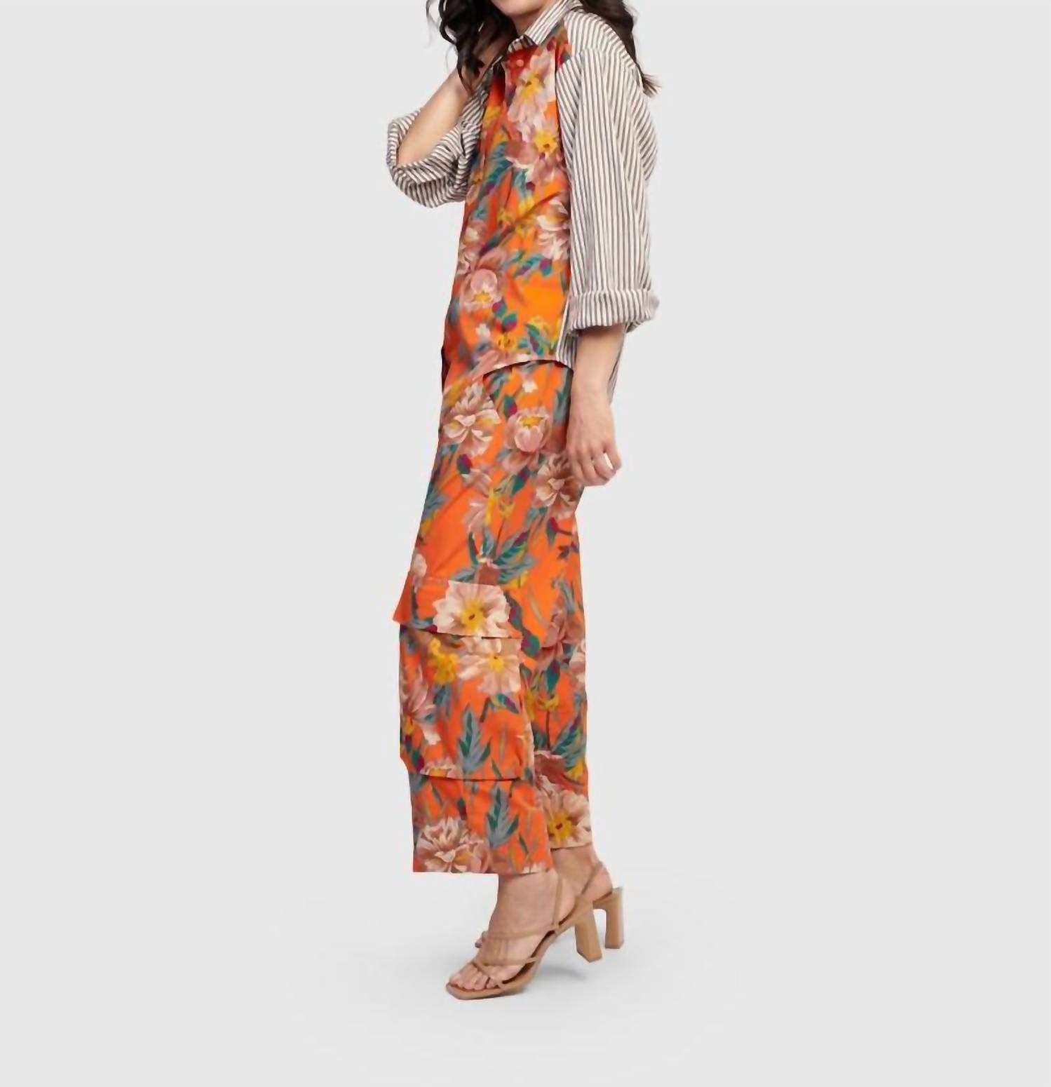 Alembika - Floral Cargo Pants