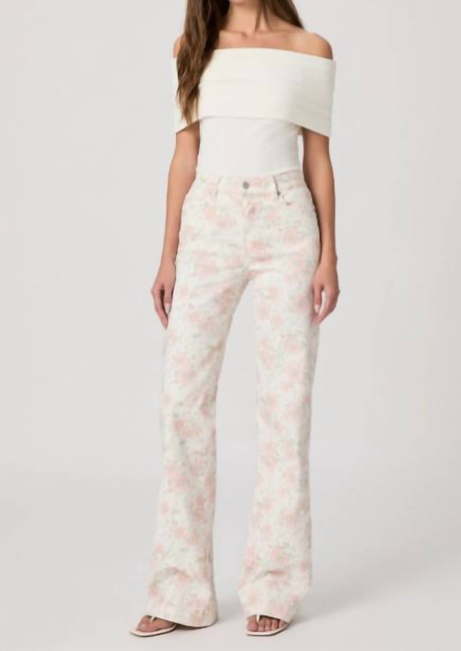Paige - Leenah Floral Jeans