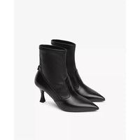 NeroGiardini Women's Pointed Toe Ankle Bootie in nero - women's shoe
