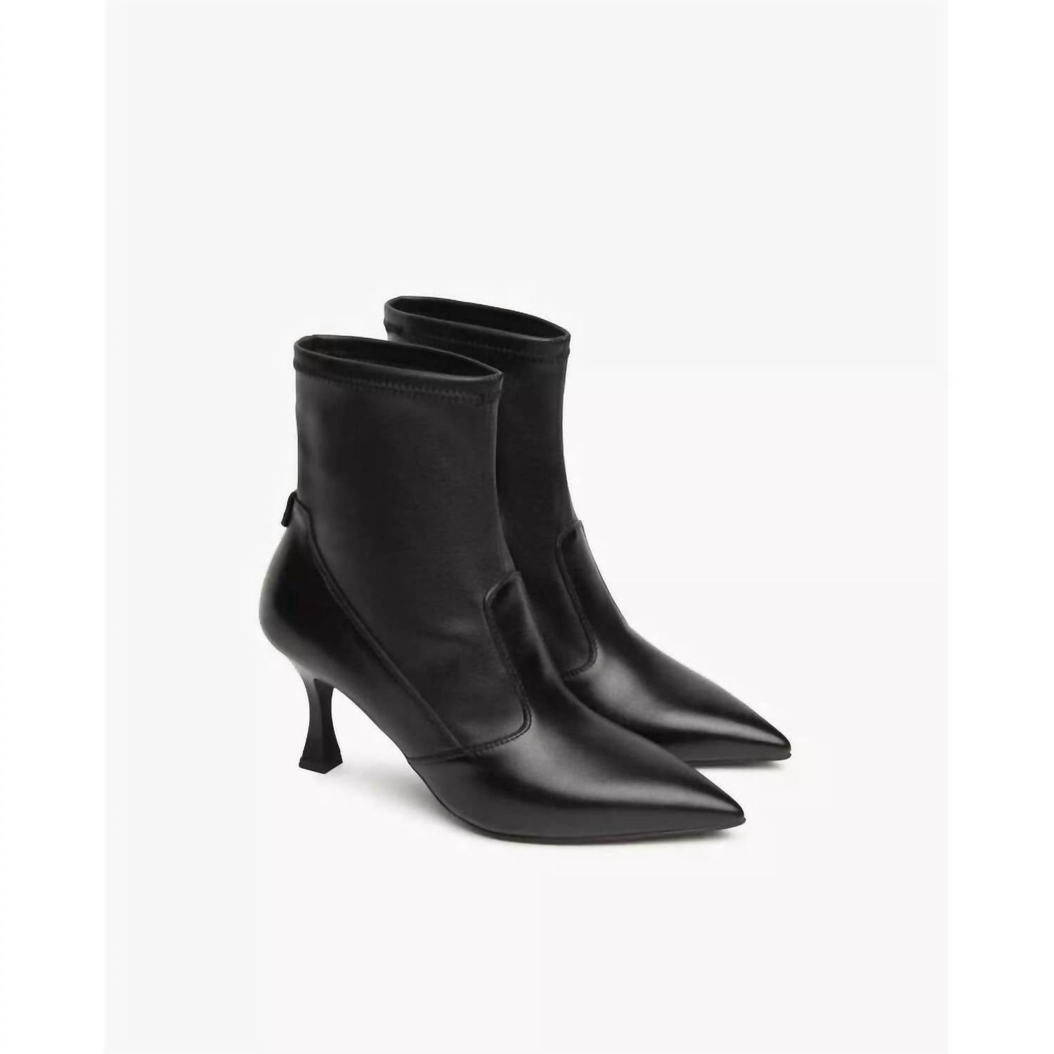 NeroGiardini Women's Pointed Toe Ankle Bootie in nero - women's shoe