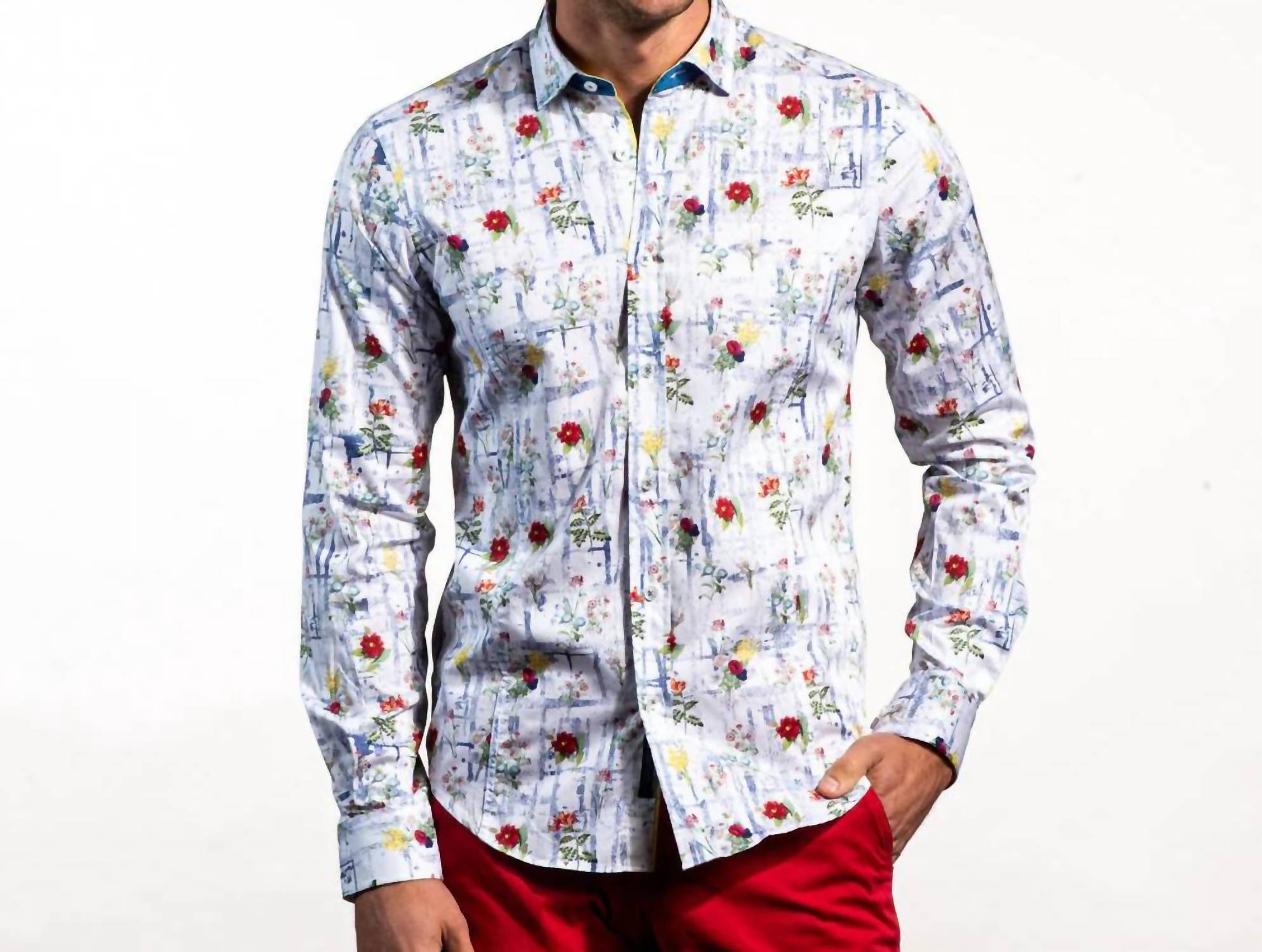Eight X - Summer Garden Button Down Shirt