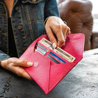 Otto Angelino - Women's Top Grain Leather Wallet