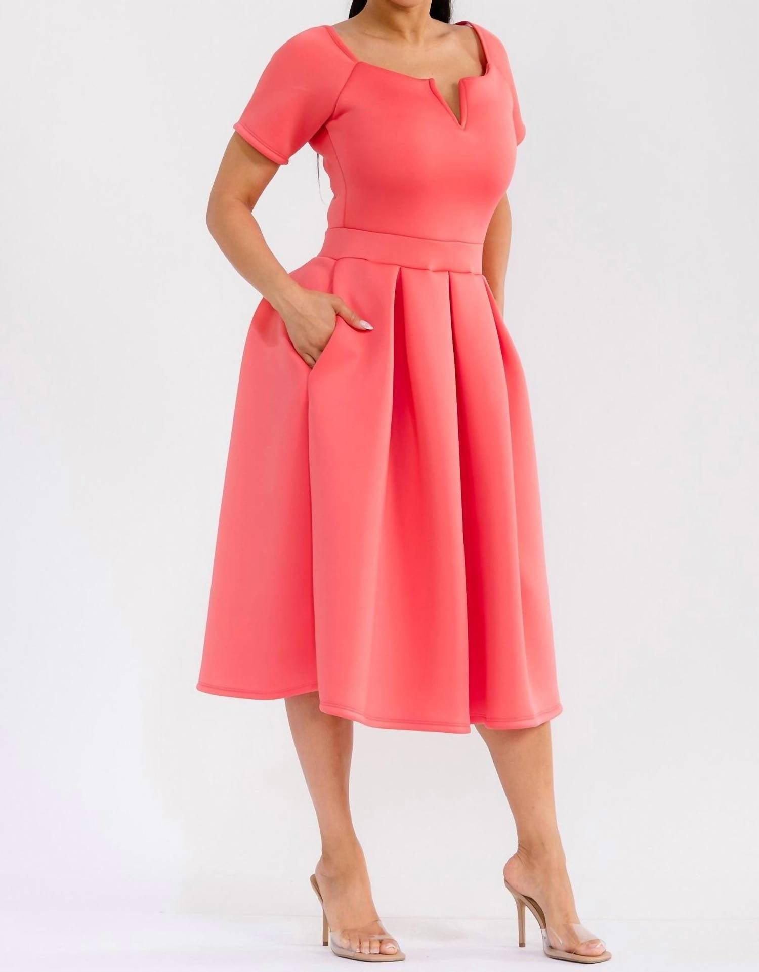 Karen Kane - Pleated Midi Dress
