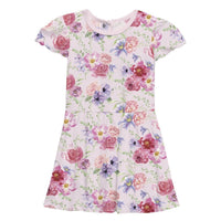 Kickee - Kids Flutter Sleeve Twirl Dress