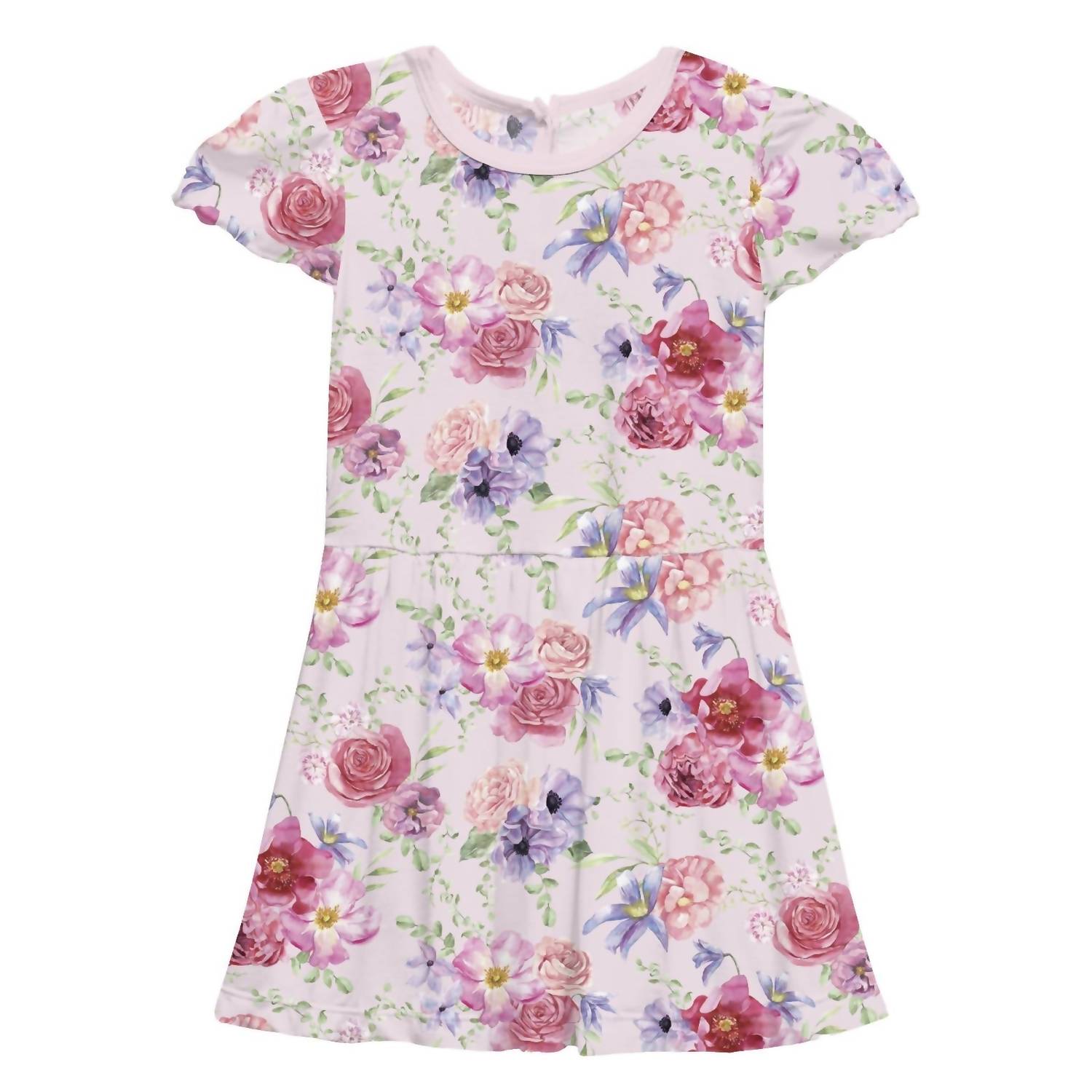 Kickee - Kids Flutter Sleeve Twirl Dress