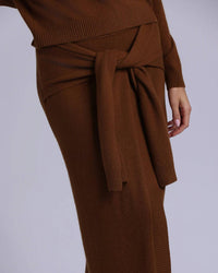 Minnie Rose - Cashmere Maxi Wrap Skirt