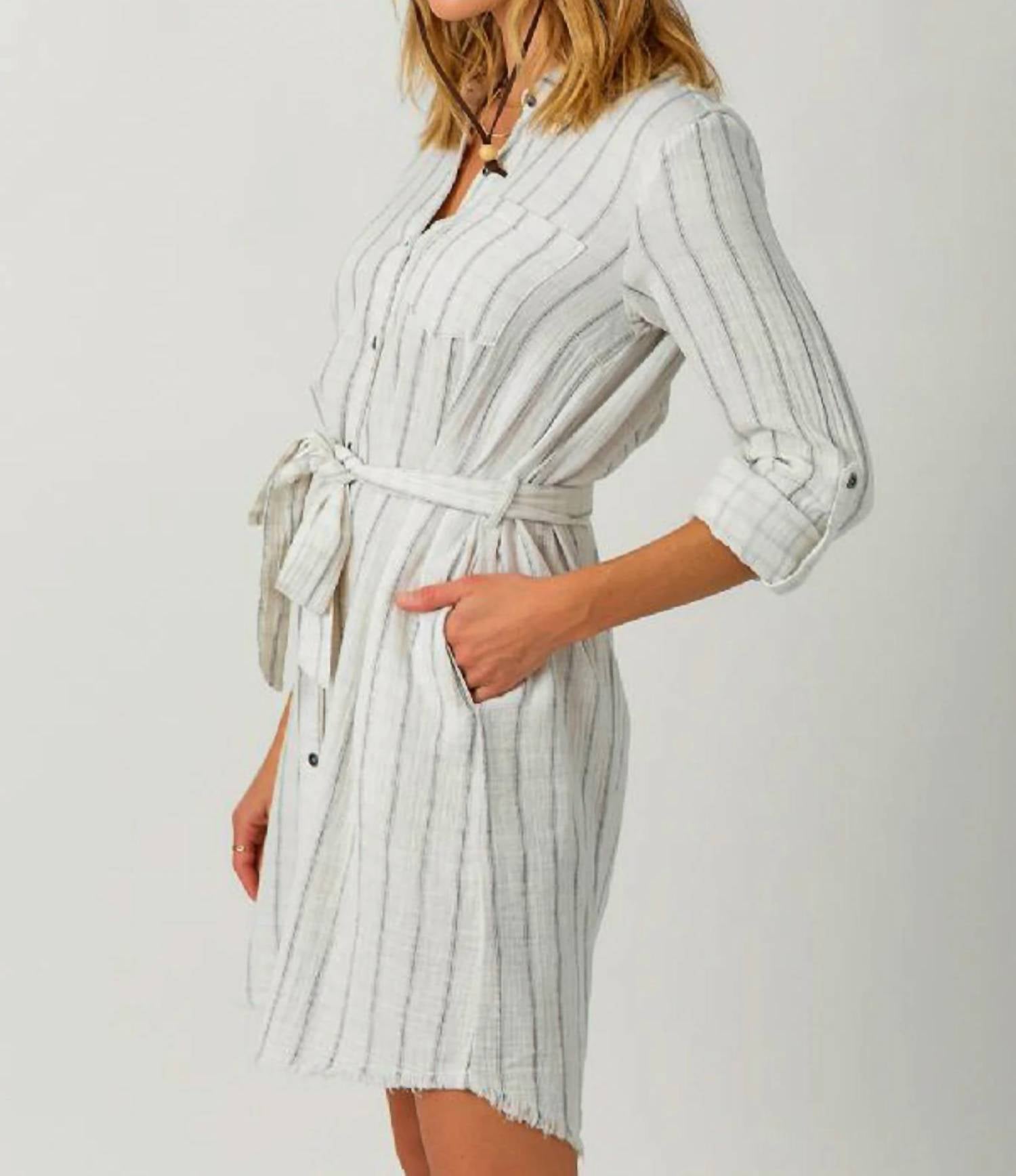 Mystree - Washed Shirt Dress