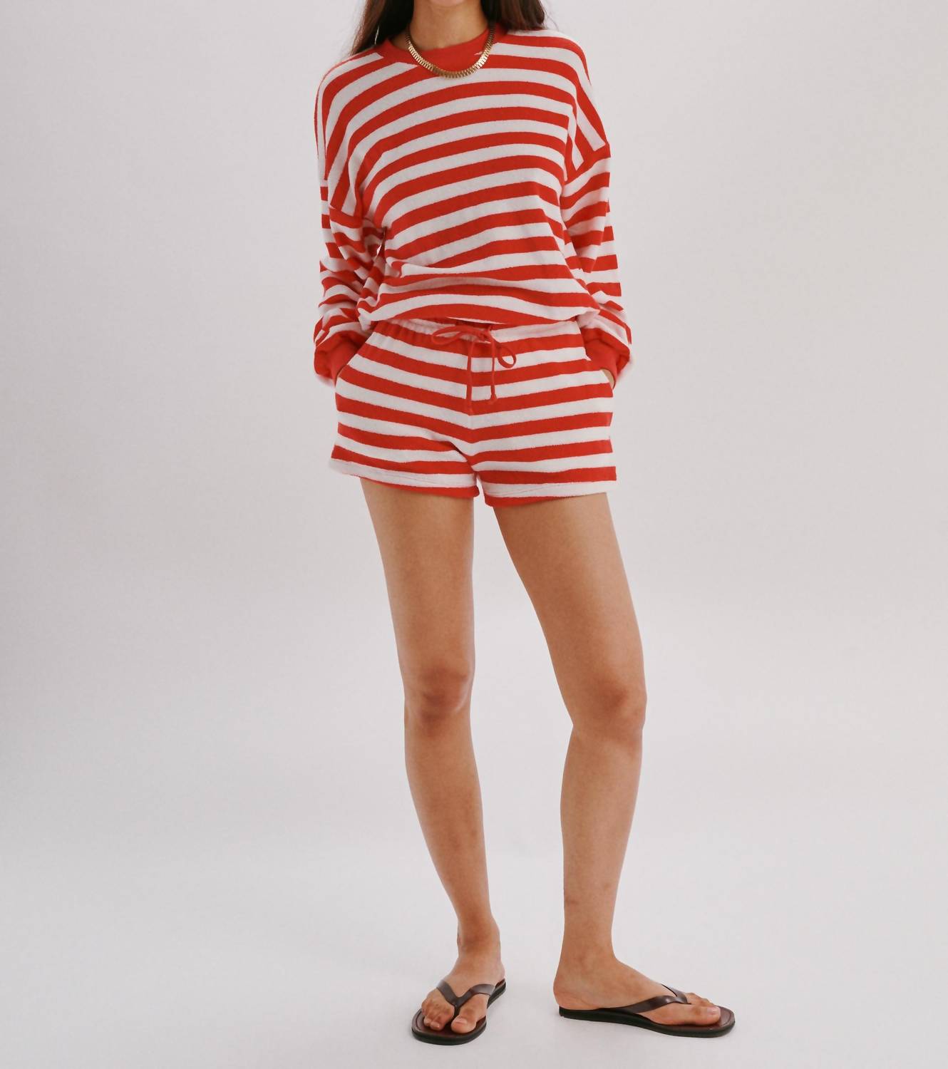 Suzie Kondi - Sifnos Oversized Drop-shoulder Sweatshirt