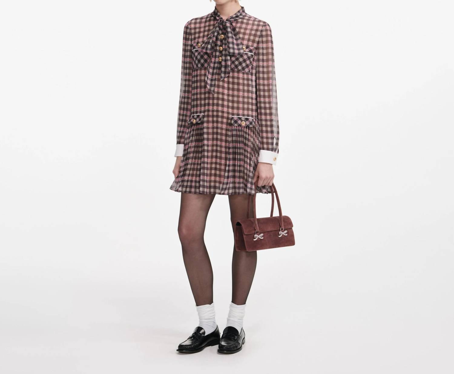Self-Portrait - Women's Chiffon Mini Dress