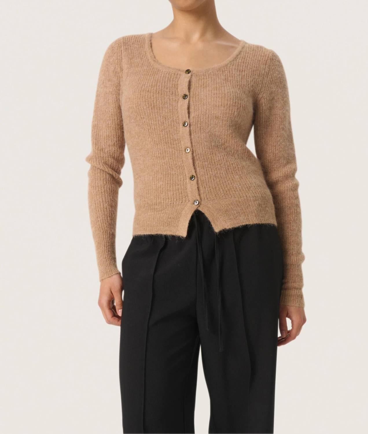Soaked In Luxury - Tuesday Slim Fit Button Cardigan