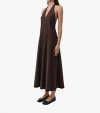 St. Agni - Halter Plunge Dress