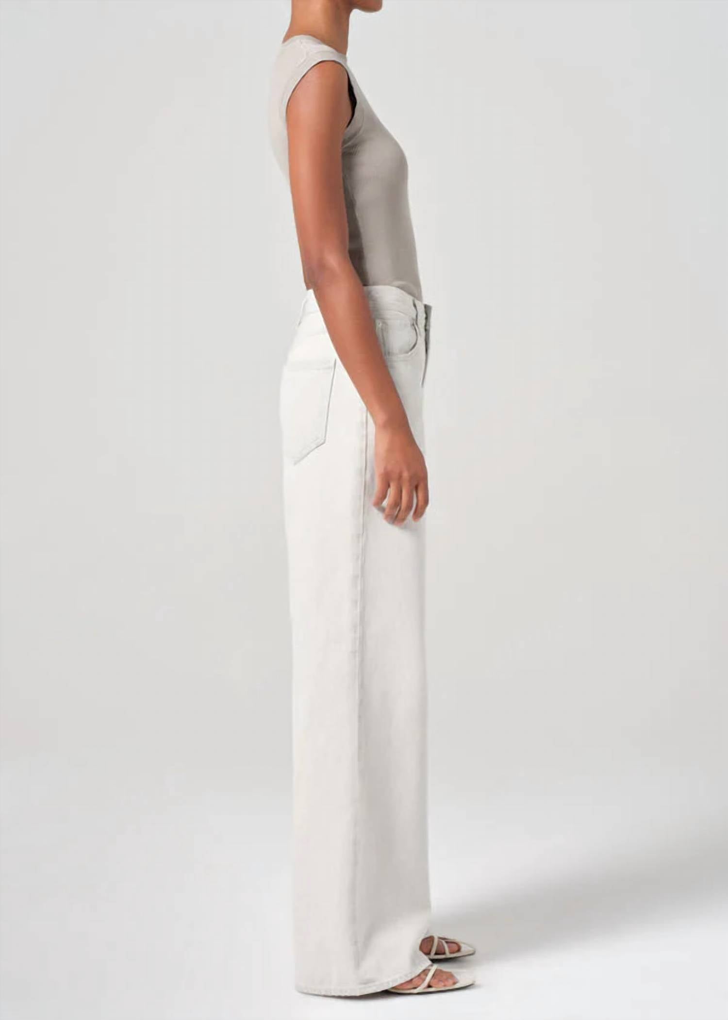 Agolde - Dame High Rise Wide Leg Jeans