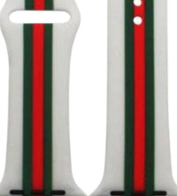 Time World - Unisex Striped Silicone Apple Watch Band -42mm