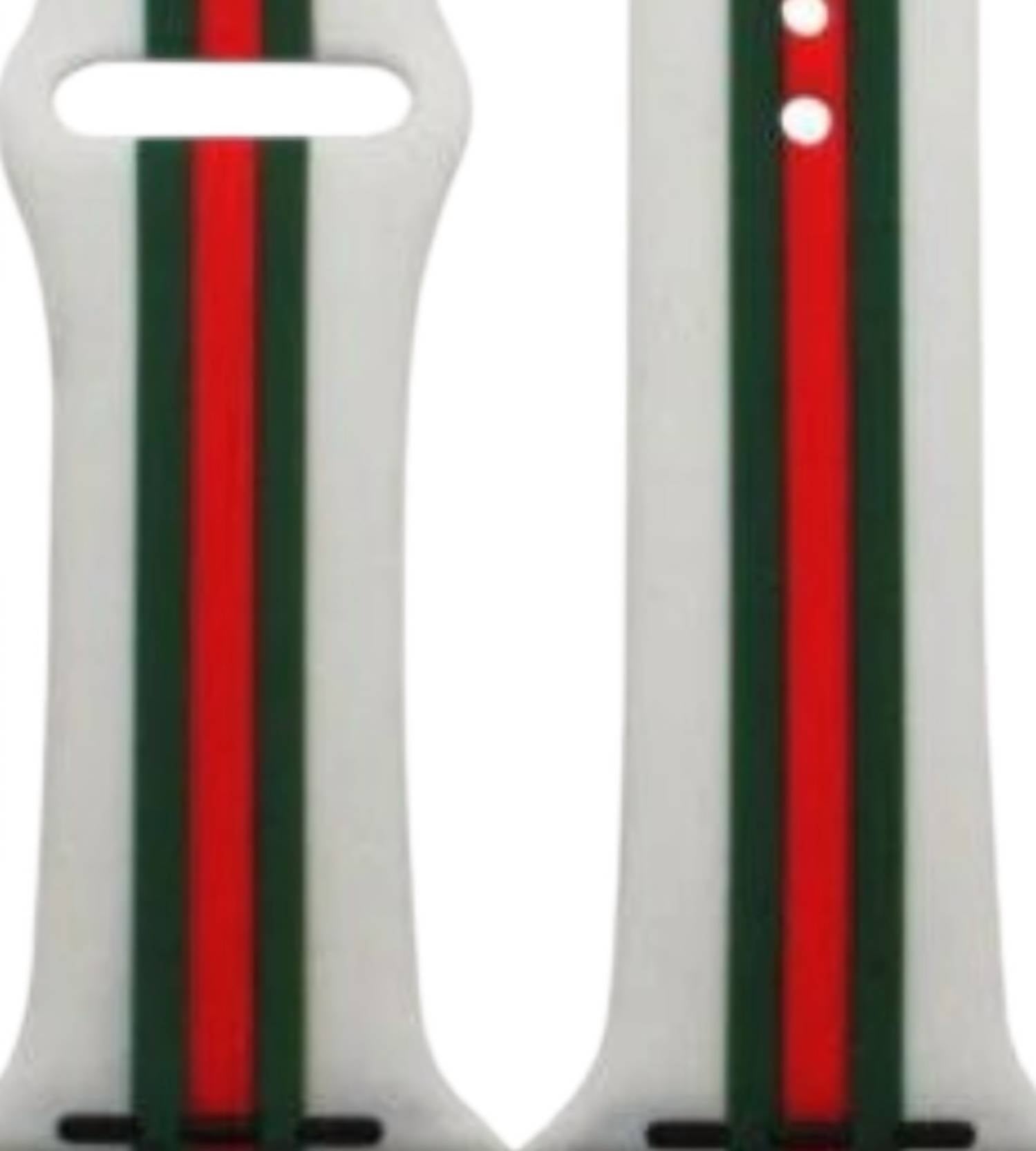 Time World - Unisex Striped Silicone Apple Watch Band -42mm