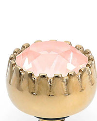Qudo Women's London 8mm Jewelry Topper in flamingo ignite rosegold - women's jewelry - detail view