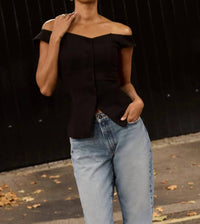 Favorite Daughter - One I Want Off The Shoulder Top