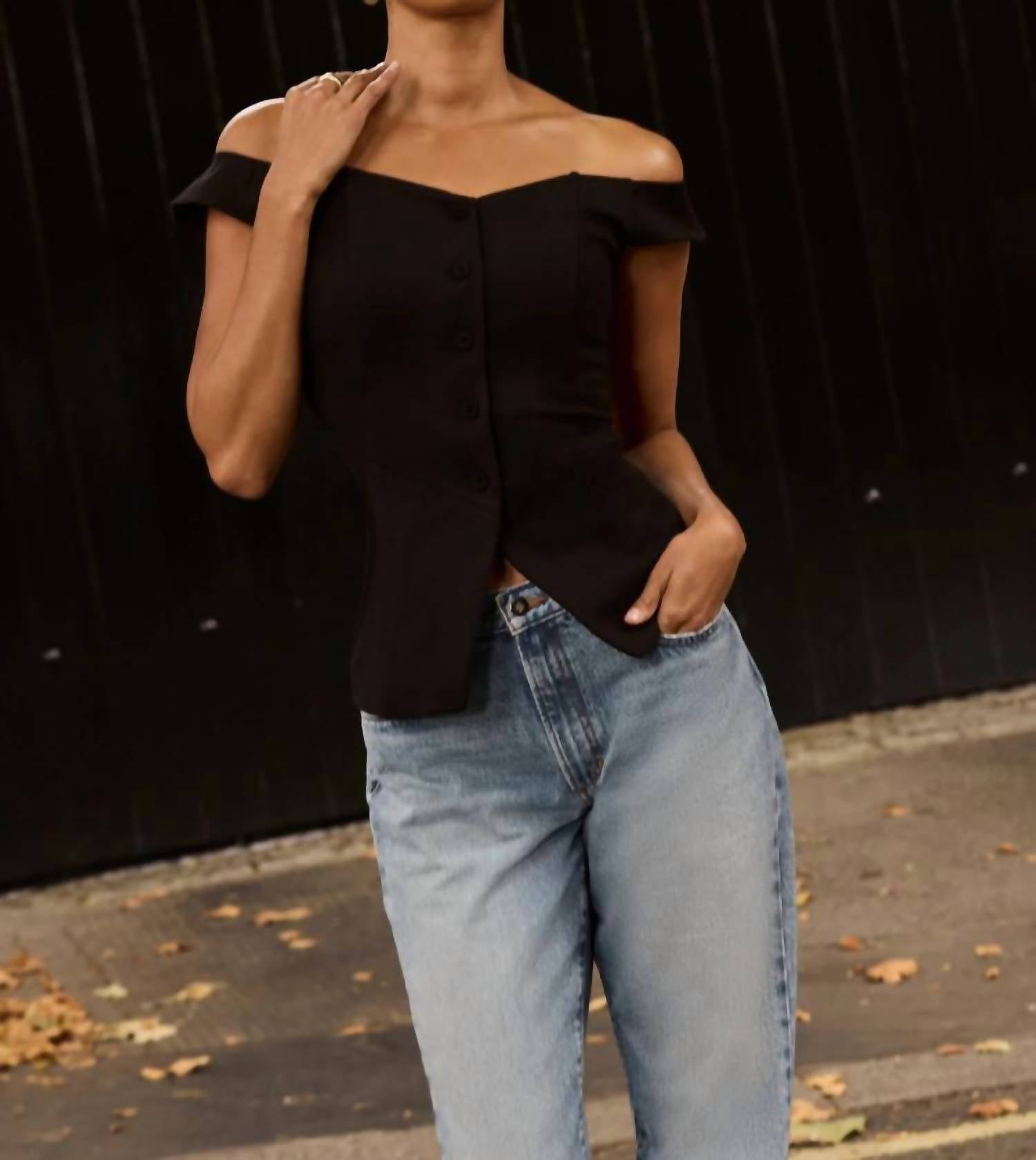 Favorite Daughter - One I Want Off The Shoulder Top
