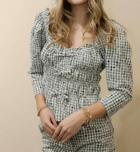 Sofie The Label - Embroidered Smocked Top