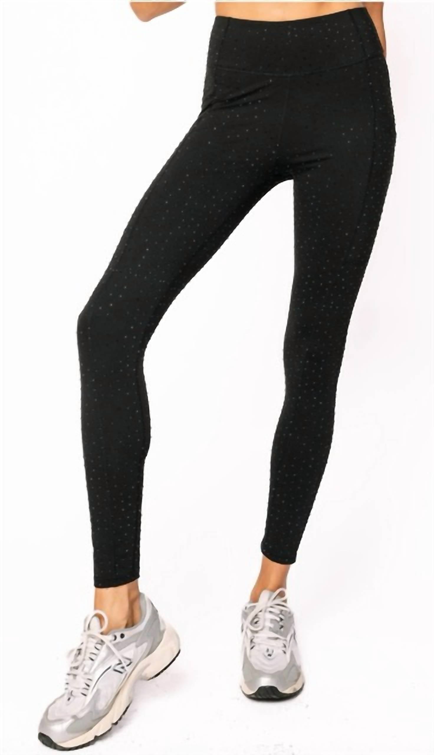 Queen Of Sparkles - Scattered Rhinestone Leggings