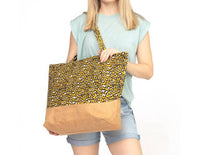 Judson & Co. - Leopard Print Canvas Tote Bag