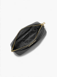 Michael Kors - Jet Set Travel Medium Logo Dome Crossbody Bag (VANILLA)