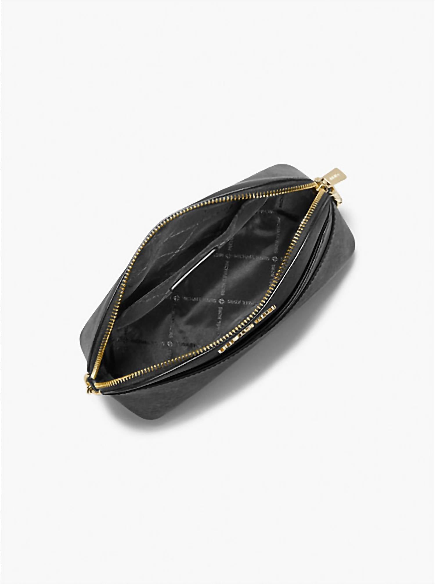 Michael Kors - Jet Set Travel Medium Logo Dome Crossbody Bag (VANILLA)