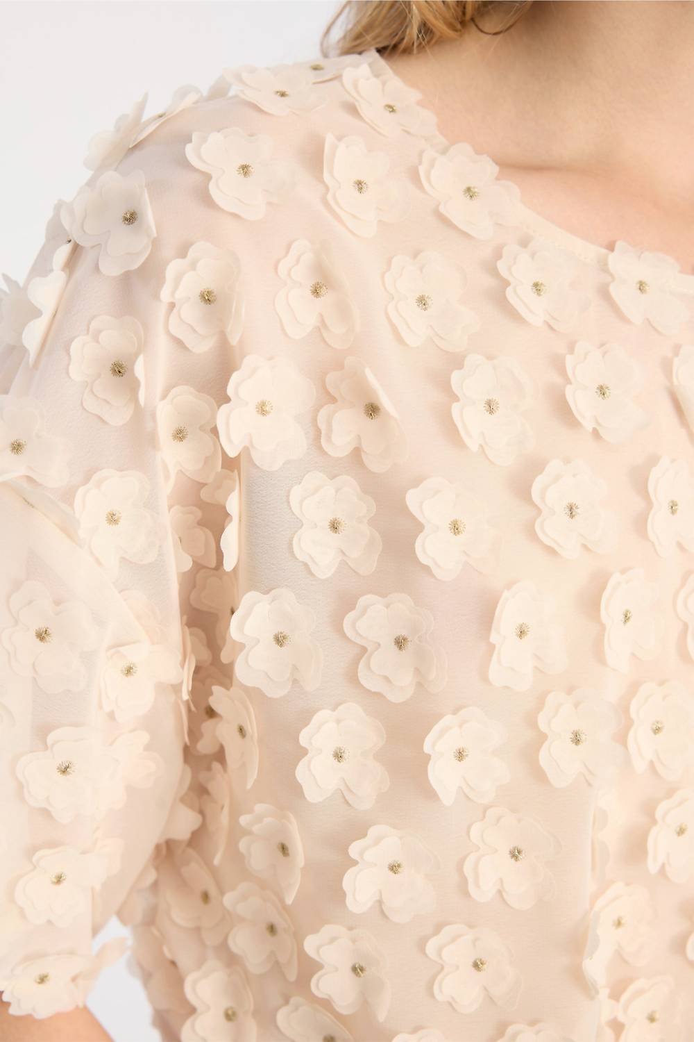Munthe - Floral Appliqué Blouse