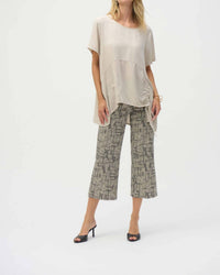 Joseph Ribkoff - Asymmetrical Boxy Top