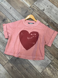 Girl Dangerous - Vintage Cropped Heart Tee
