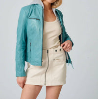 Mauritius - Nola Regular Fit Leather Jacket