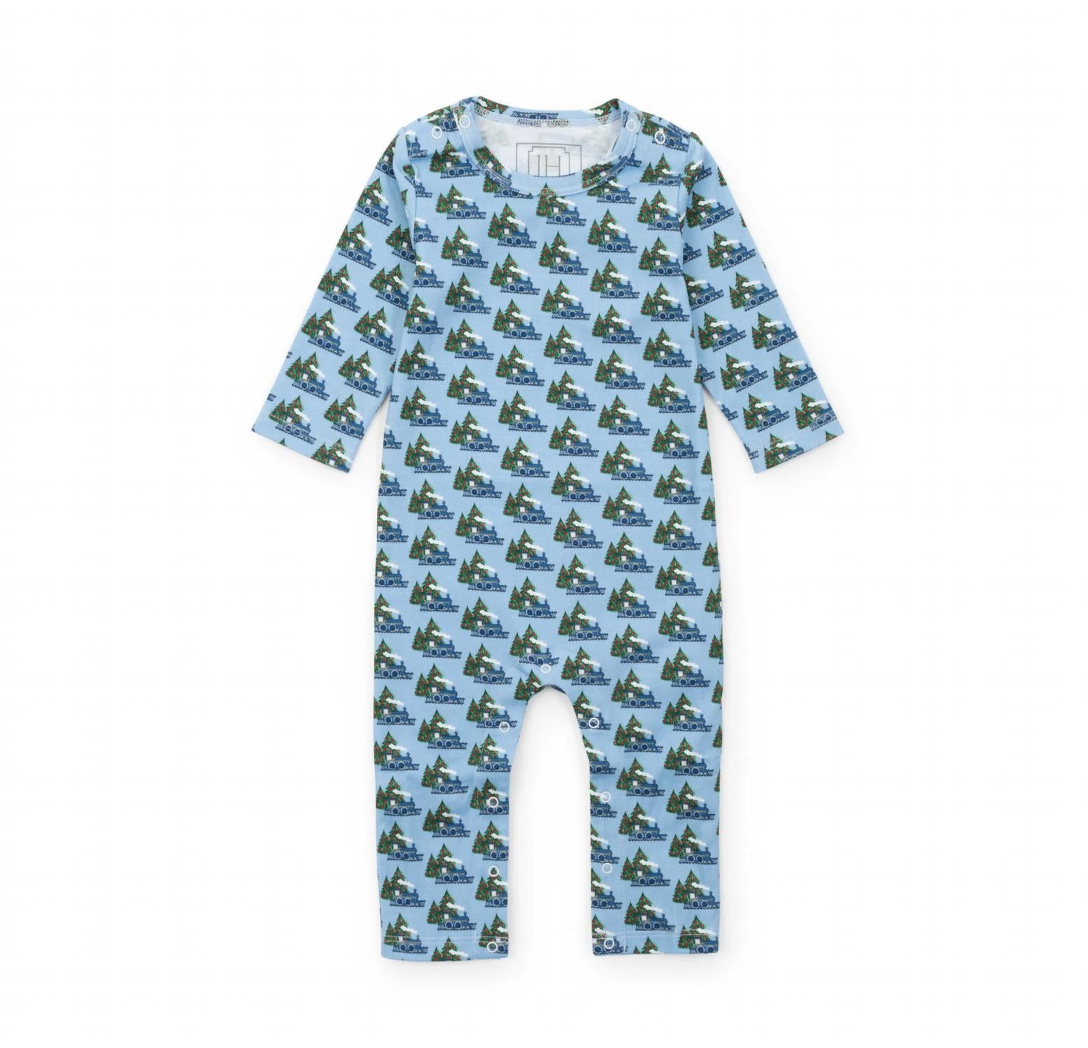 Lila + Hayes - Boys' Thompson North Pole Express Romper