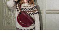 KEMPTON & Co. Women's Inez Belt Bag in dark red - women's bag - view 4