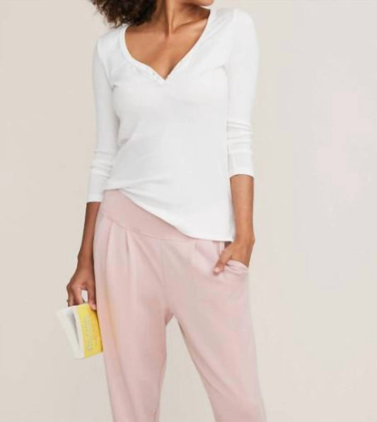 Hatch - Rib Nursing Henley Top