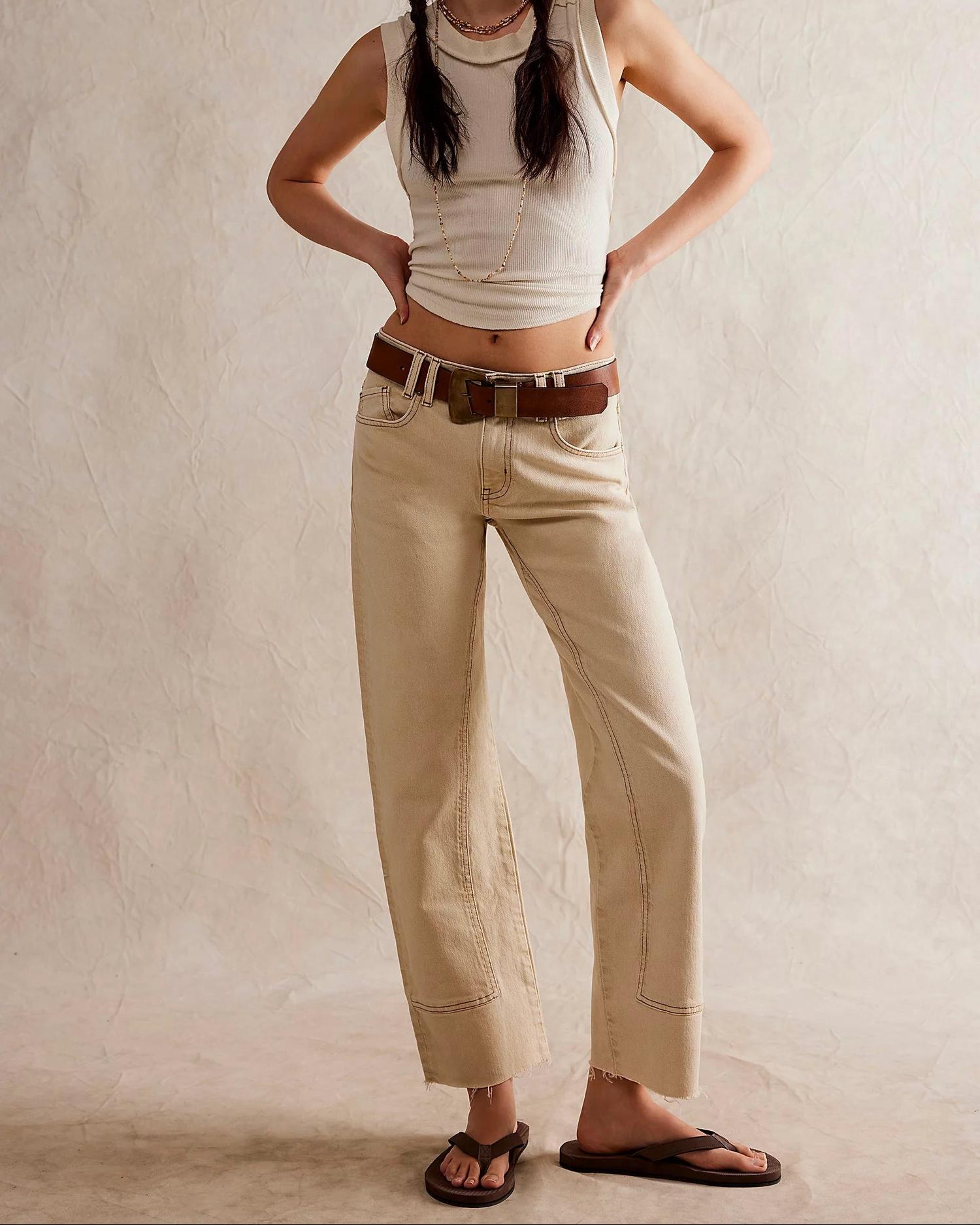 Free People - Risk Taker Mid-rise Jeans