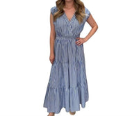 MERSEA Cassis Maxi Dress in blue - women's dress