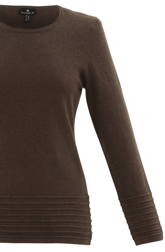 Marble - Women's Classic Fit Cotton Sweater