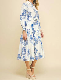 Pinch - Toile Belted Maxi Dress