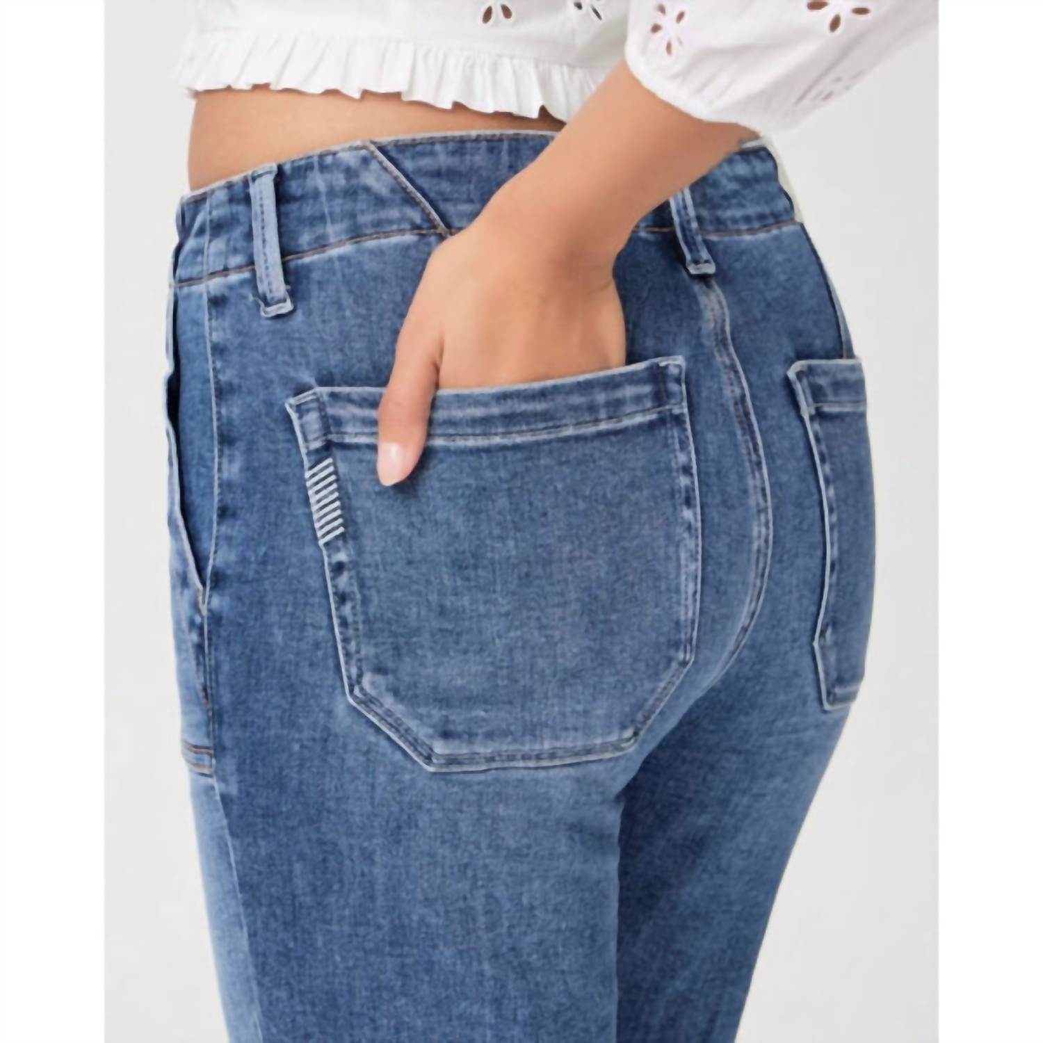 Paige - Mayslie Straight Ankle Jean