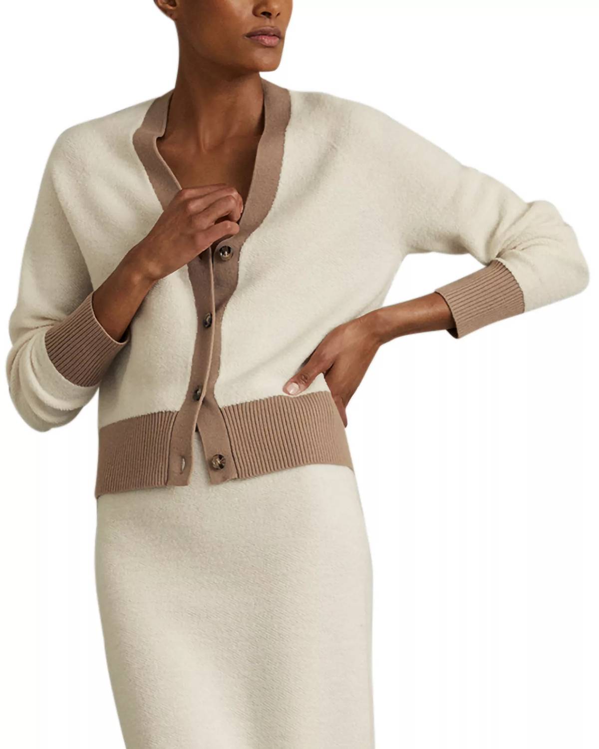 Reiss - Brie Color Block Cardigan