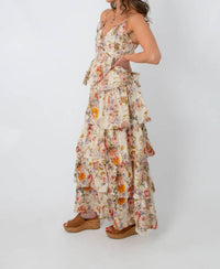 In February - Wildflower Tiered Maxi Dress