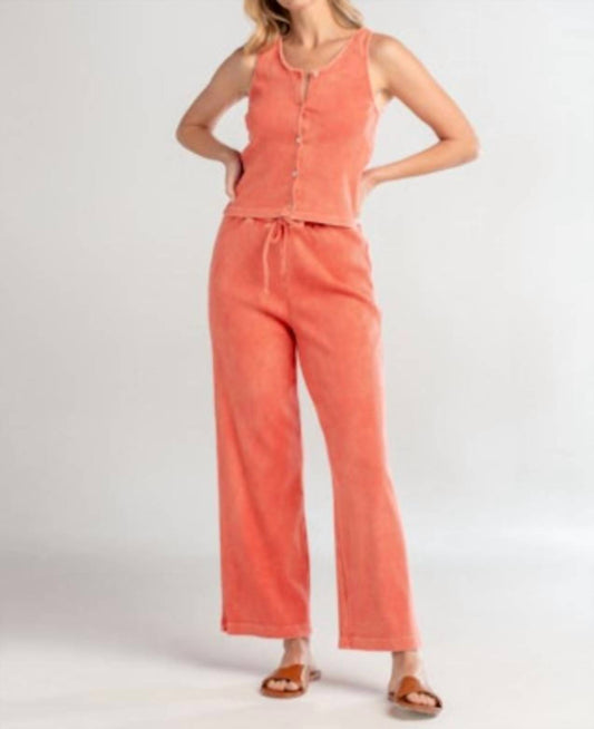 Red Haute - Women's Button Vest