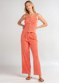 Red Haute - Women's Button Vest