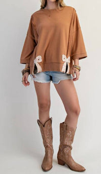 Easel - Bow Patch Shirt