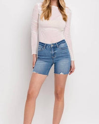 Vervet By Flying Monkey - Seamless Waistband Midrise Shorts
